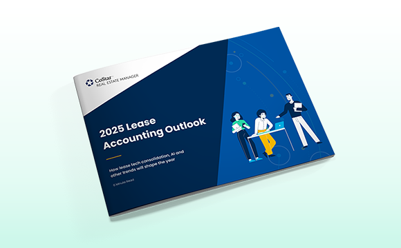 Cover mockup of the 2025 Lease Accounting Outlook eBook