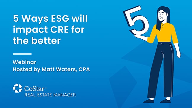 5 ways ESG CRE will impact CRE for the better webinar thumbnail