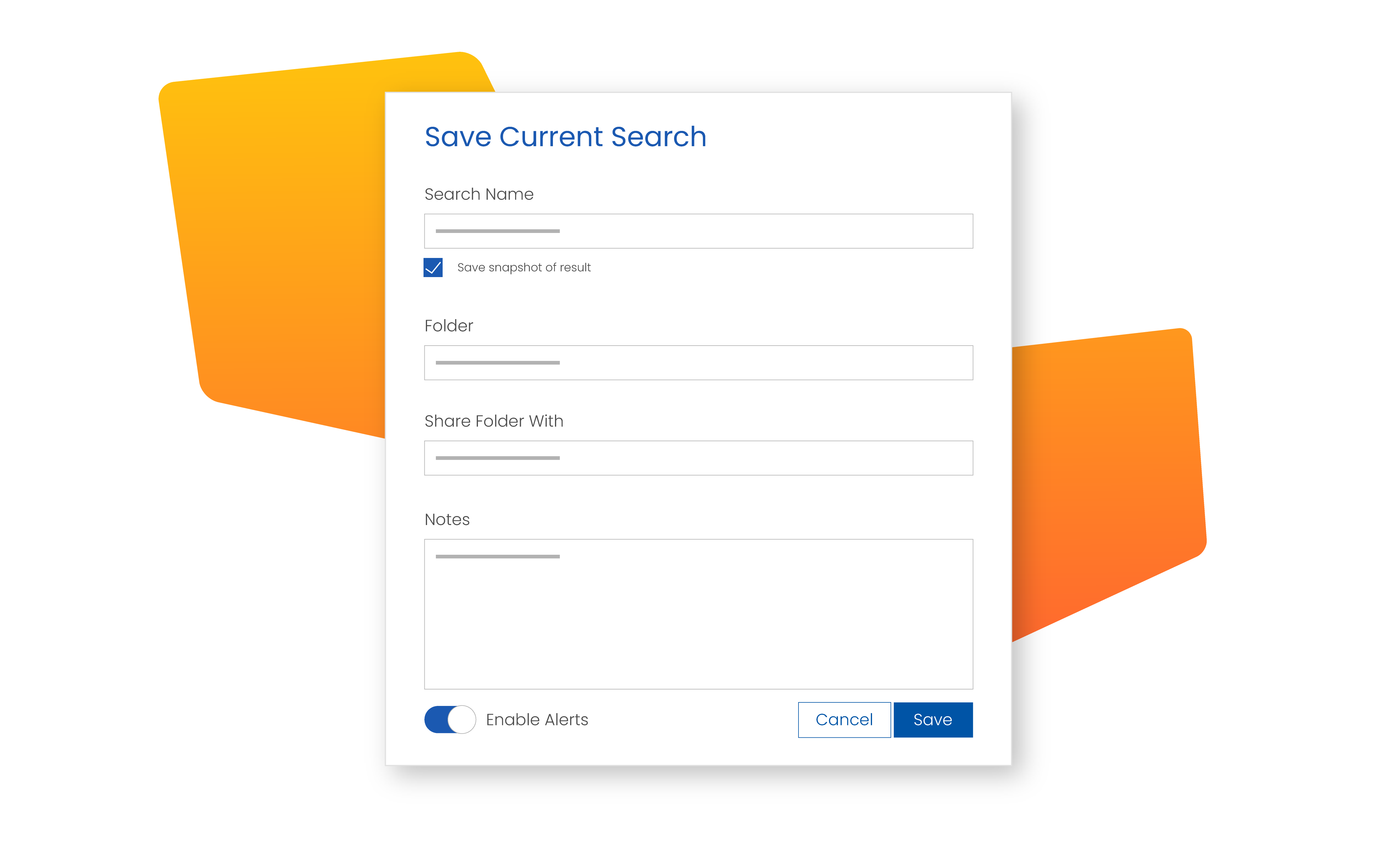 Illustration of CoStar Module - Search Refinement Current Search