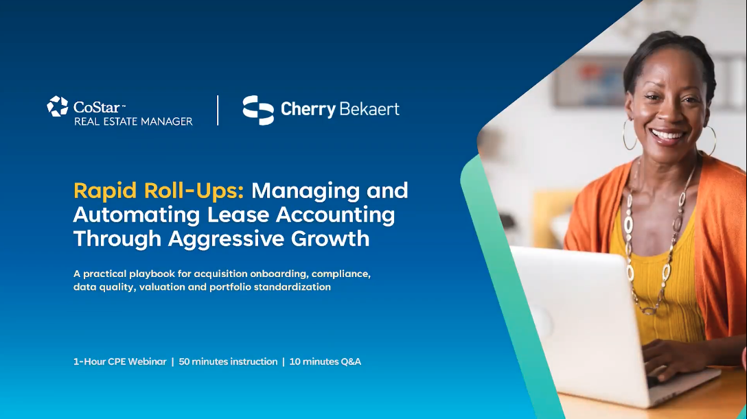 Rapid Roll-Ups: Managing and Automating Lease Accounting