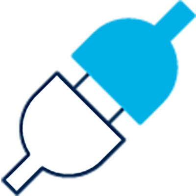 Illustration of a plug connecting to a receptor signifying CoStar Real Estate Manager guaranteed integrations